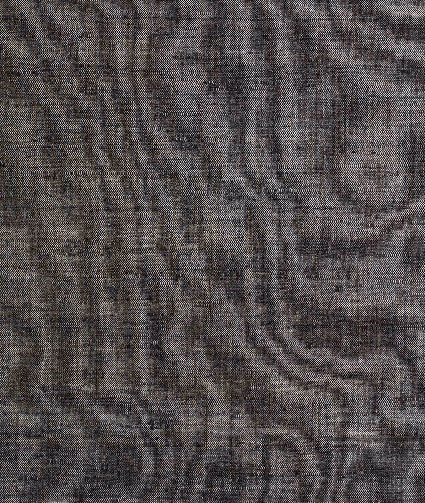 Charcoal-grey Picolit wallpaper with fine taupe crosshatching and a softly mottled surface