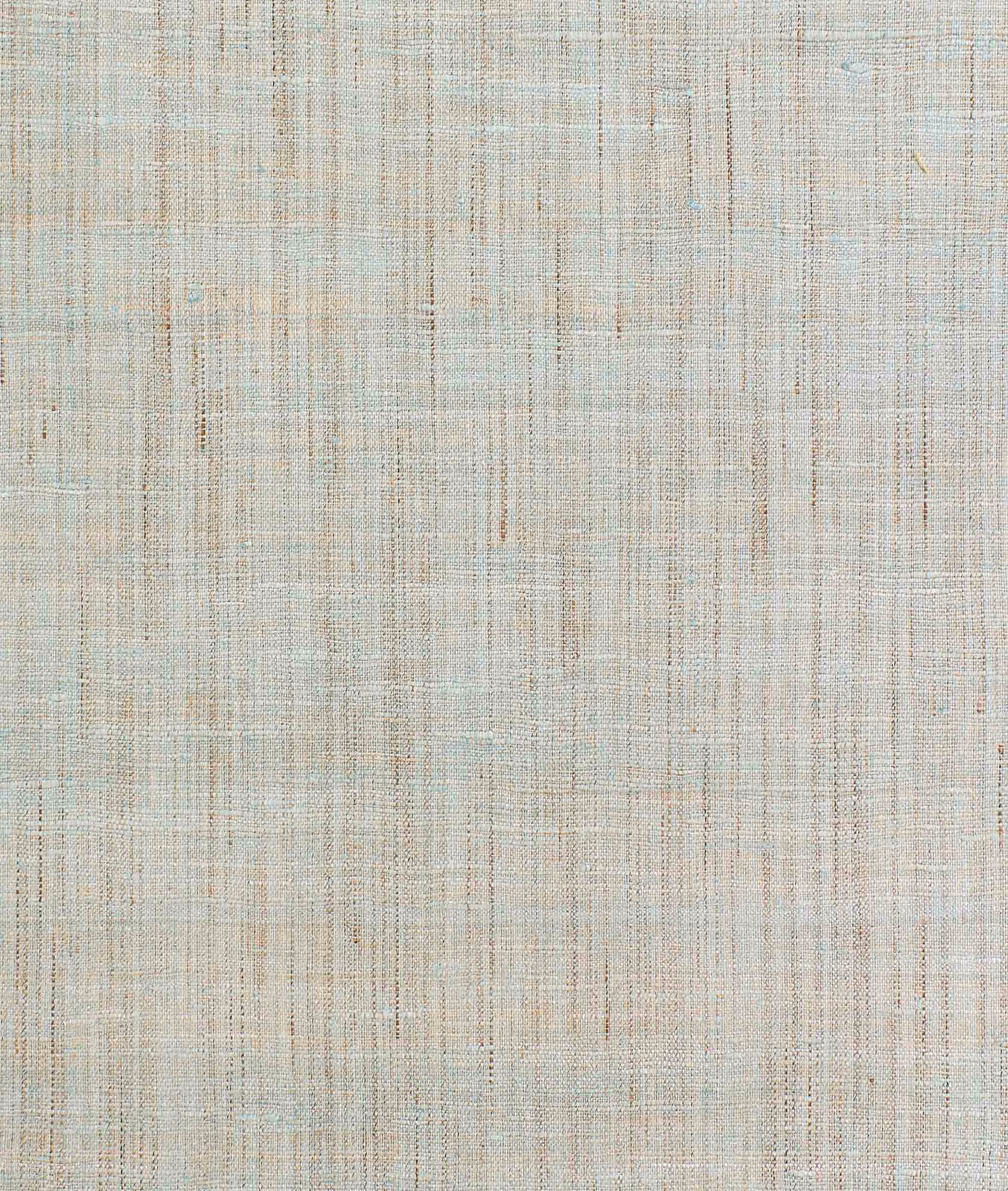 Pale celadon wallpaper with fine intersecting lines and a softly woven grid texture