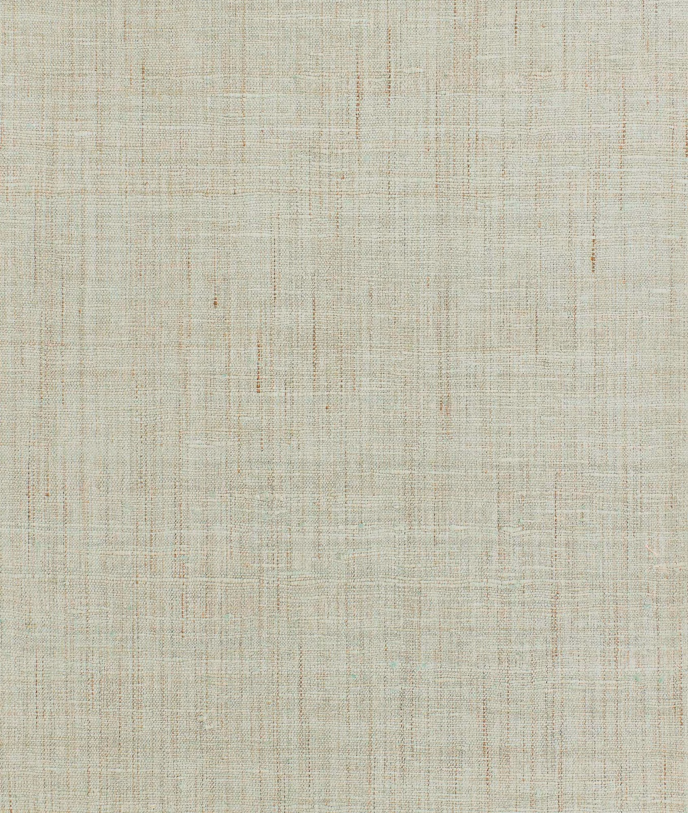 Pale almond-beige wallpaper with fine crosshatched texture and subtle warm flecks