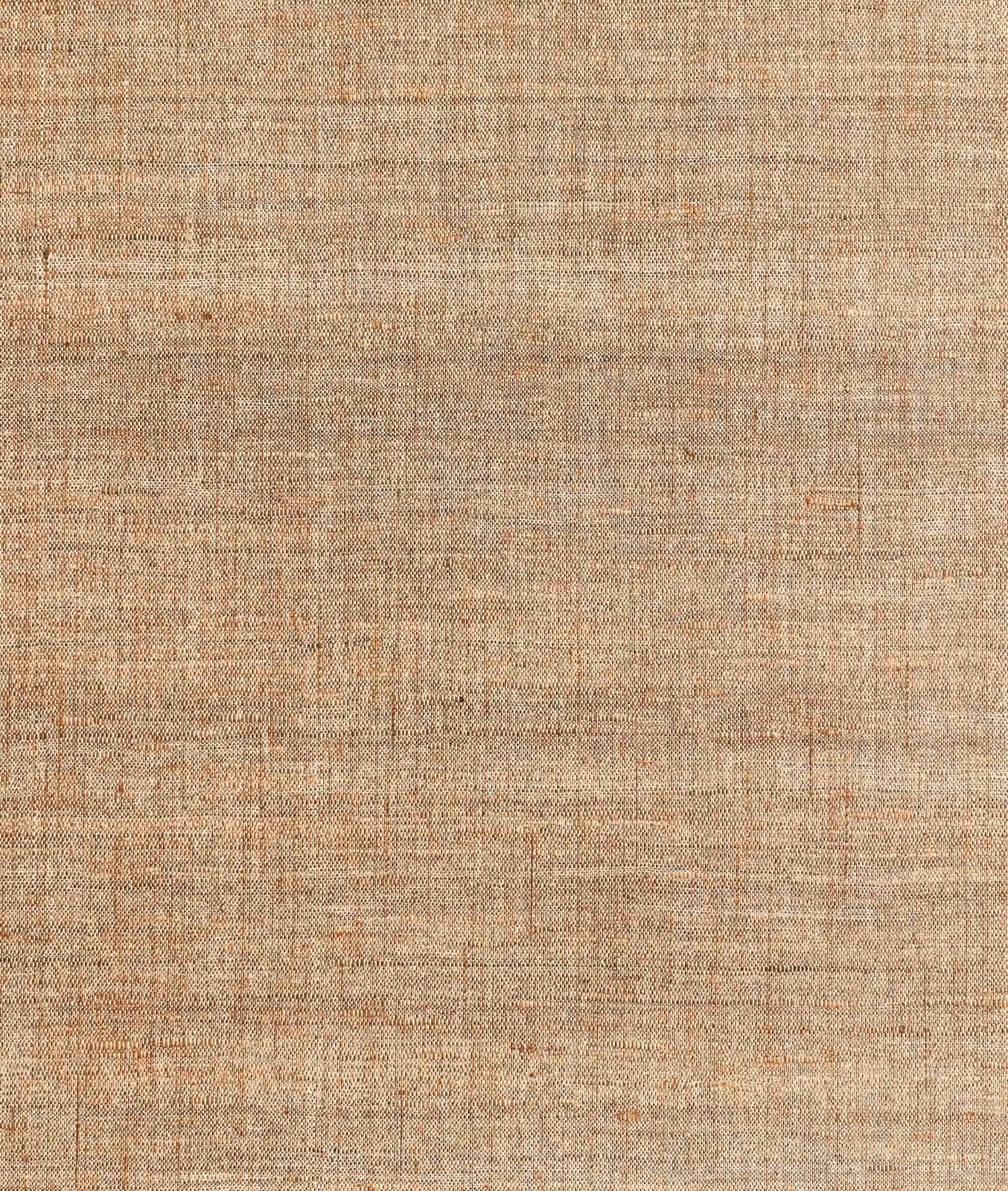 Warm tobacco wallpaper with fine woven-look grid and softly mottled texture