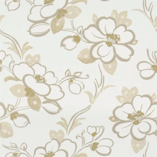 Lotus Flower Oyster fabric