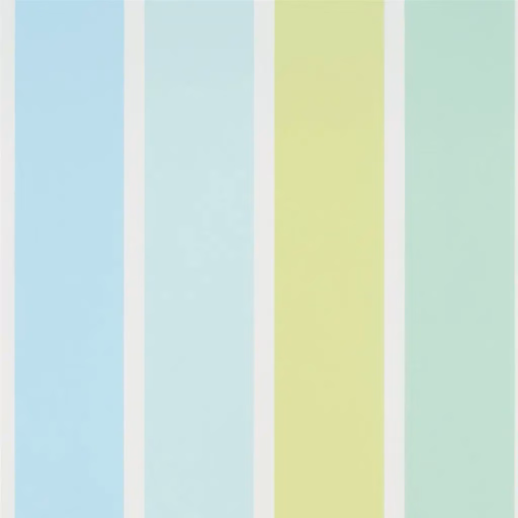 Fun Fair Stripe Aqua fabric