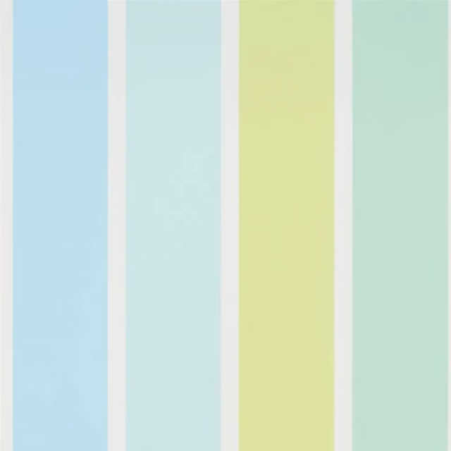 Fun Fair Stripe Aqua fabric