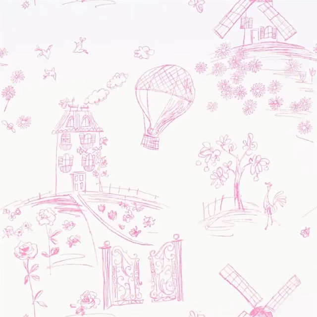 Meadowsweet Peony fabric
