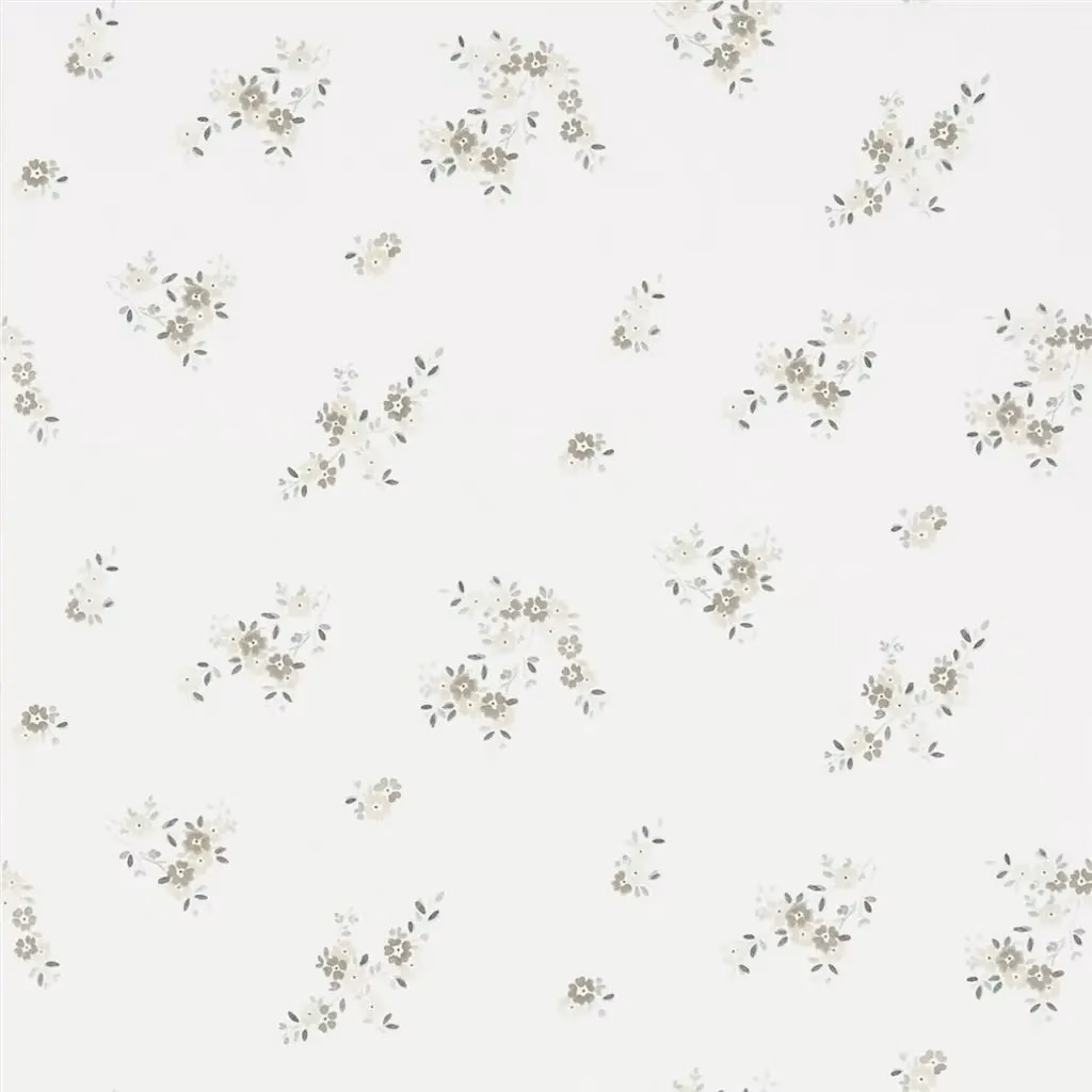 Gentian Ecru fabric