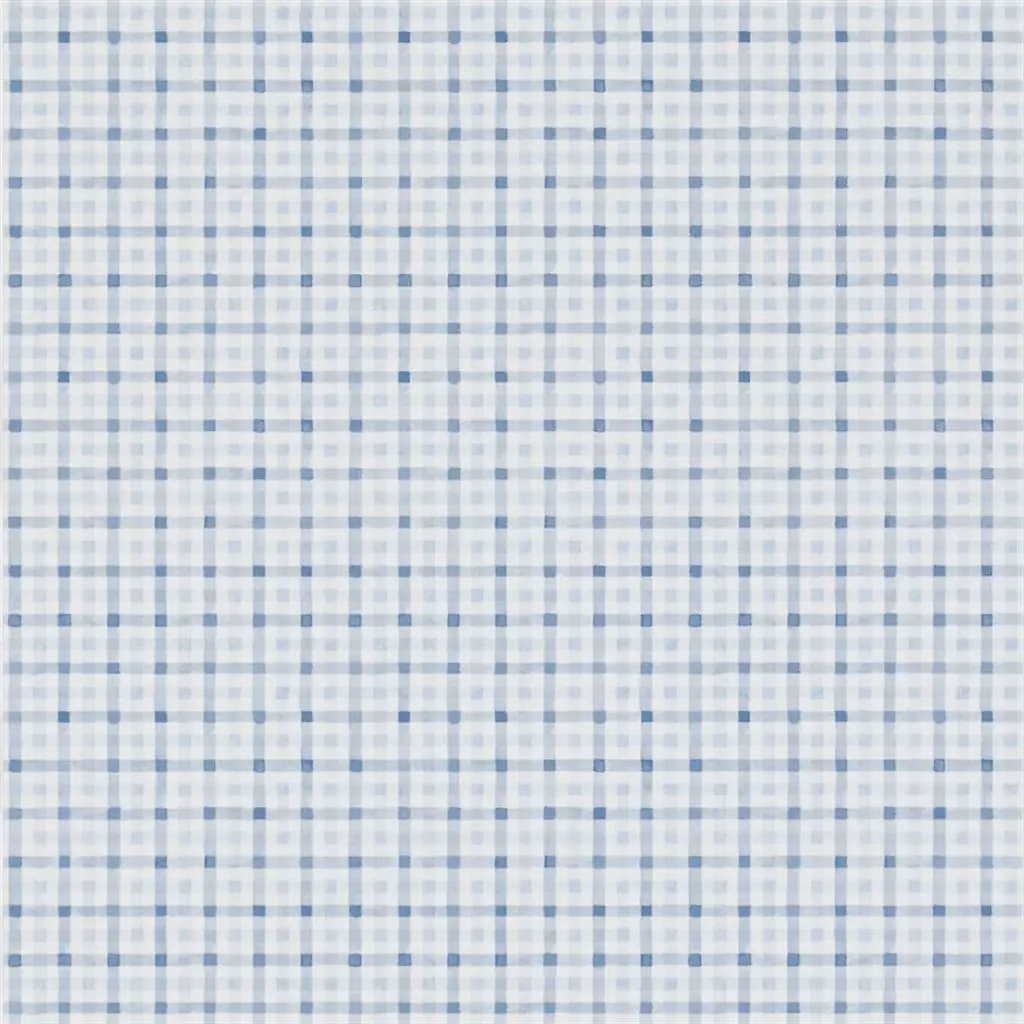 Willow Check Delft fabric