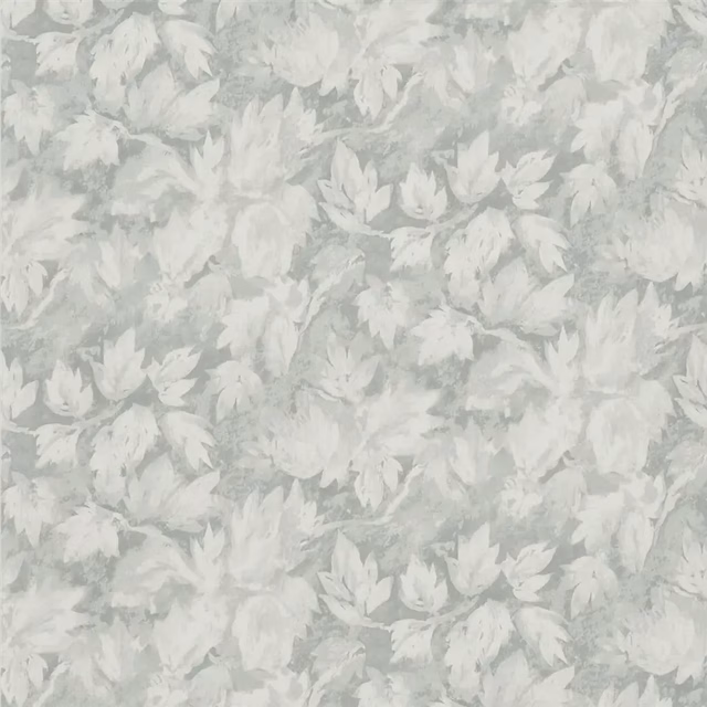 Fresco Leaf Silver fabric