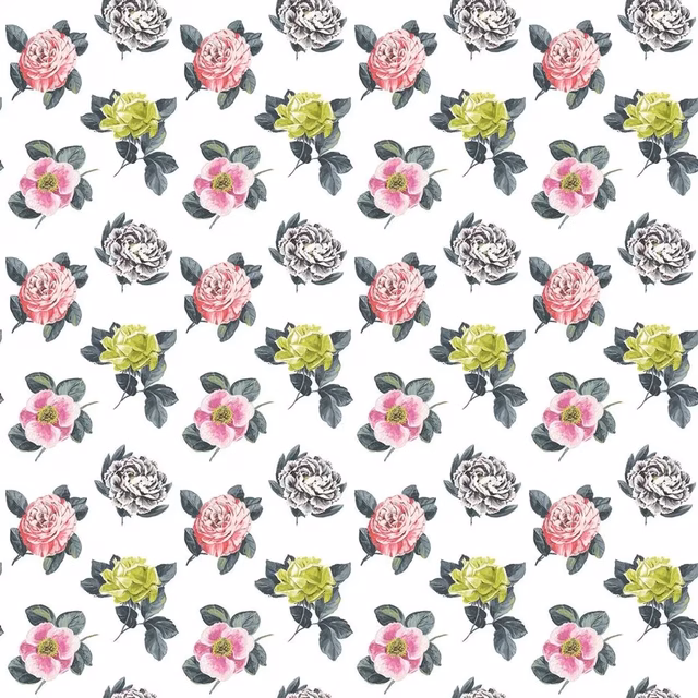 Pavonia Peony fabric