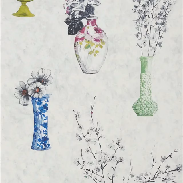 Celeste Porcelain fabric