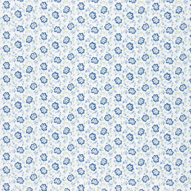 Camomile Cobalt fabric