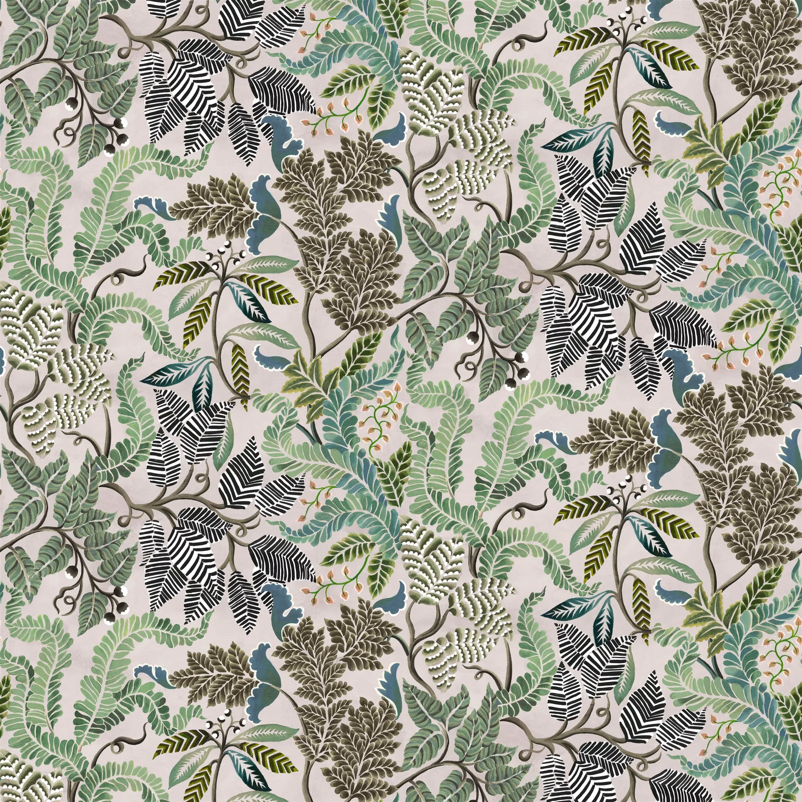 Fougere Sage fabric
