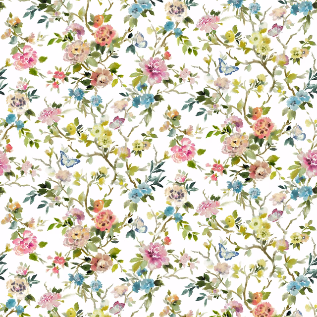 Fiore D Acqua Peony fabric