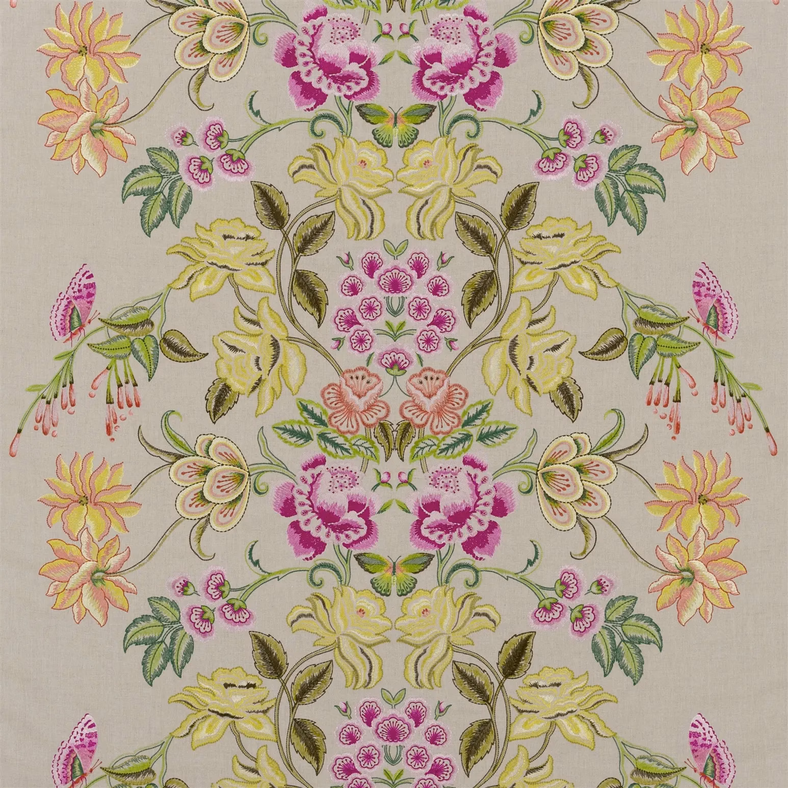 Isabella Fuchsia fabric