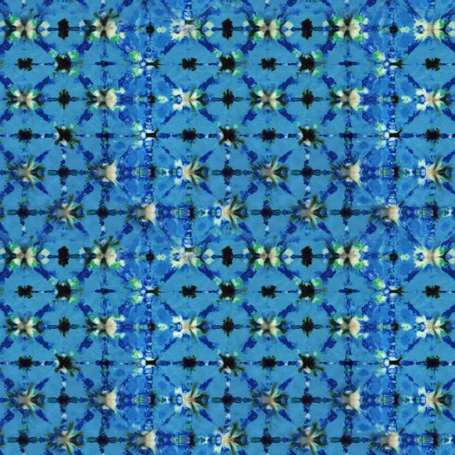 Shibori Cobalt fabric