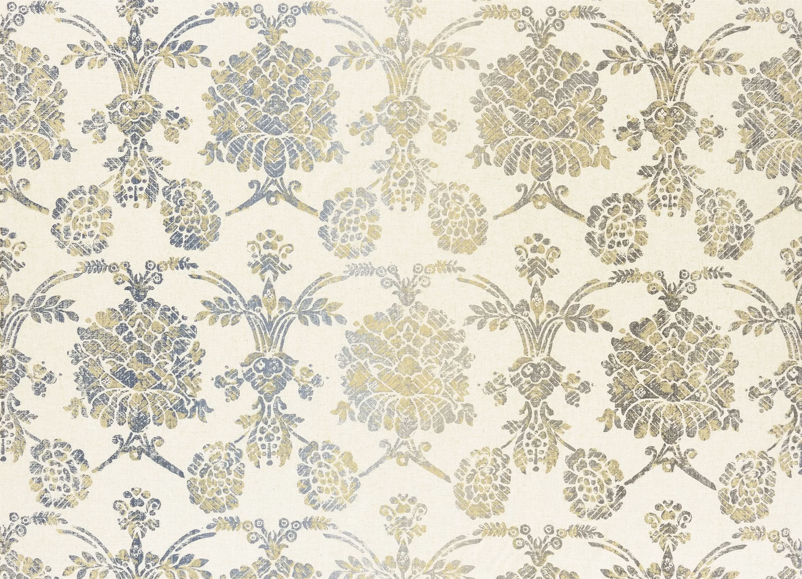 Sukumala Lino Graphite fabric
