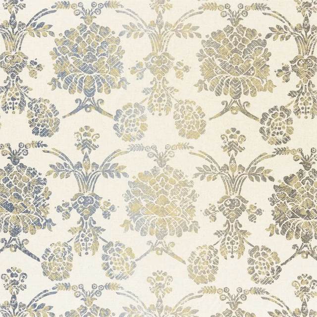Sukumala Lino Graphite fabric