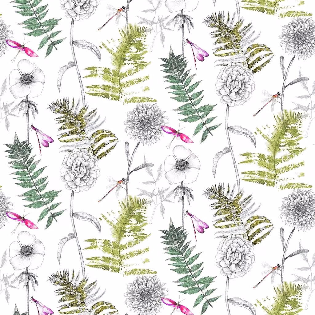 Acanthus Moss fabric