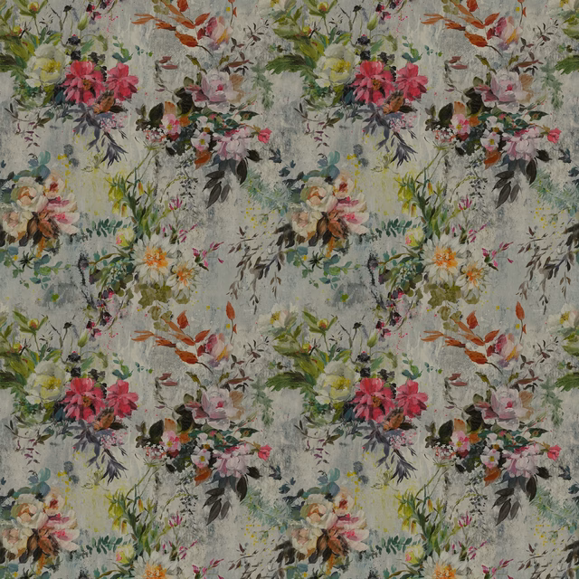 Aubriet Lino Damson fabric