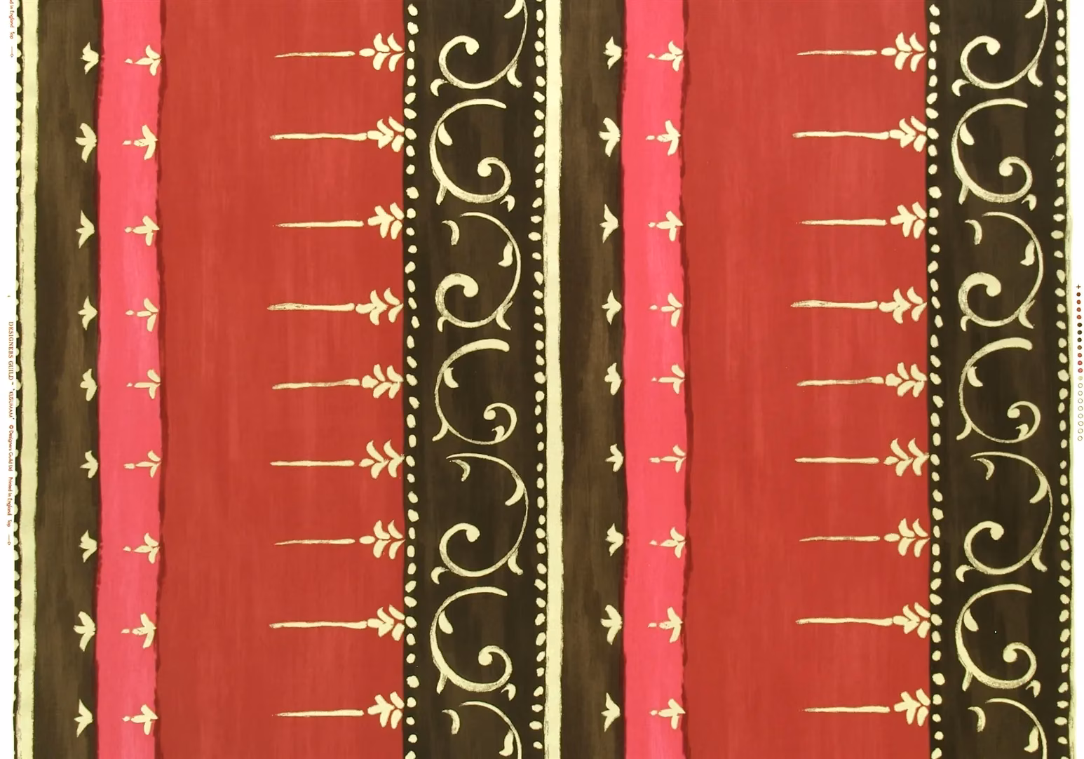 Kusumam Cranberry fabric