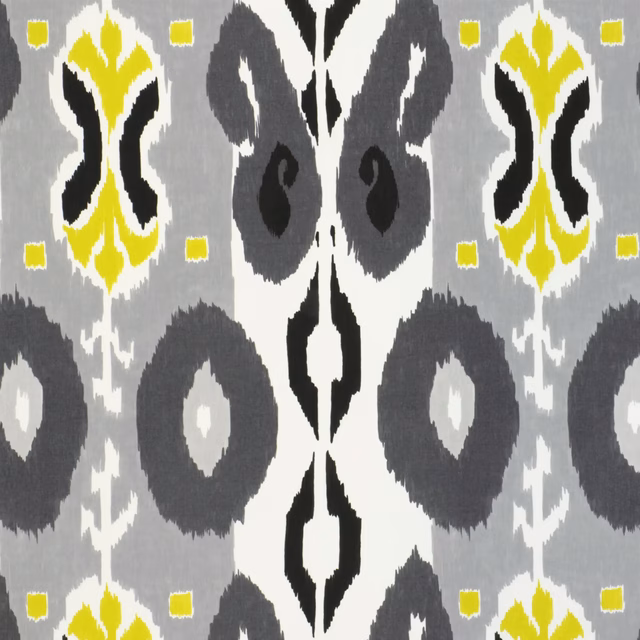 Espanola Way Charcoal fabric