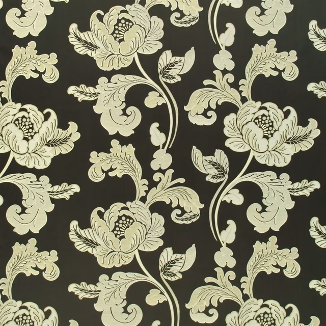 Roma Black And White fabric