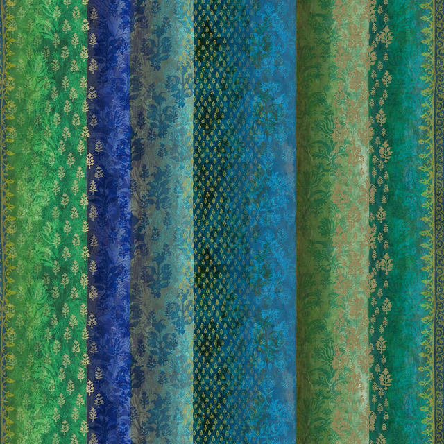 Kasavu Emerald fabric