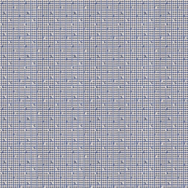 Toile Vichy Indigo fabric