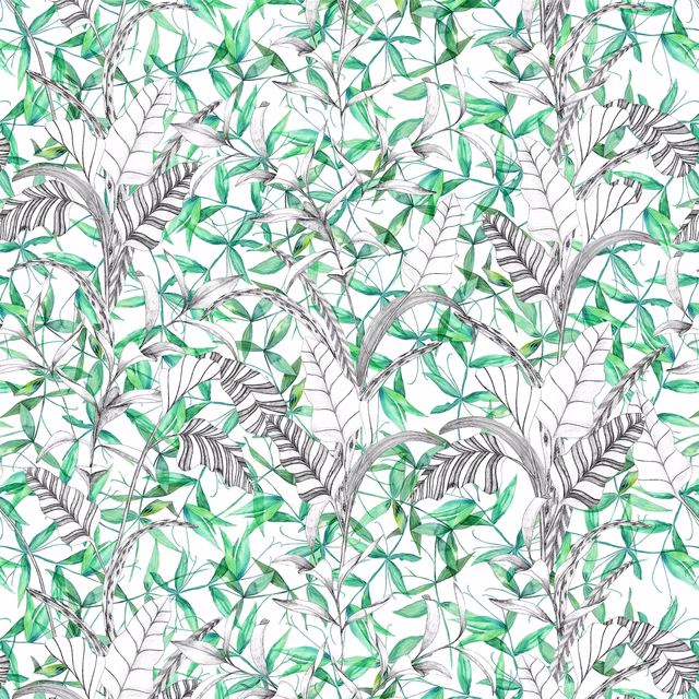 Palme Botanique Outdoor Emerald fabric