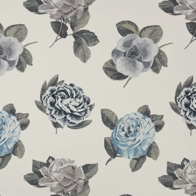 Pavonia Graphite fabric