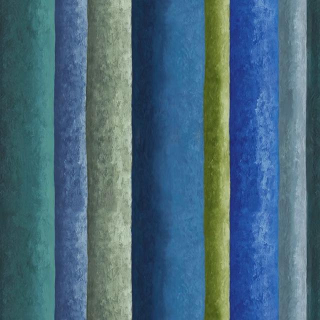 Rayure Chinoise Cobalt fabric