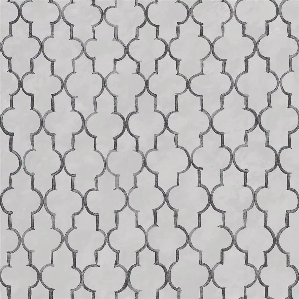 Pergola Trellis Graphite fabric