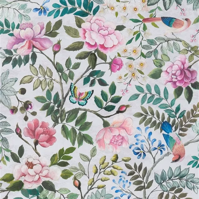 Porcelaine de Chine Fuchsia fabric