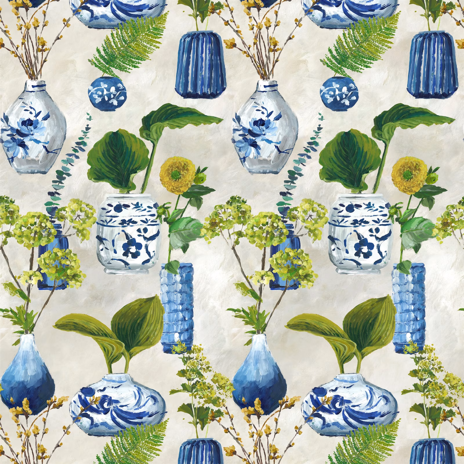 Kawana Delft fabric