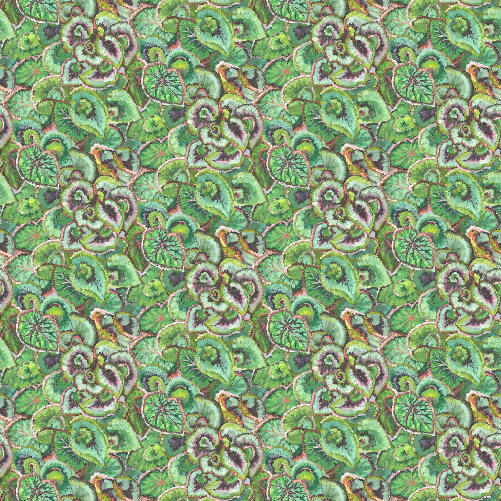 Leaf Glaze Emerald fabric