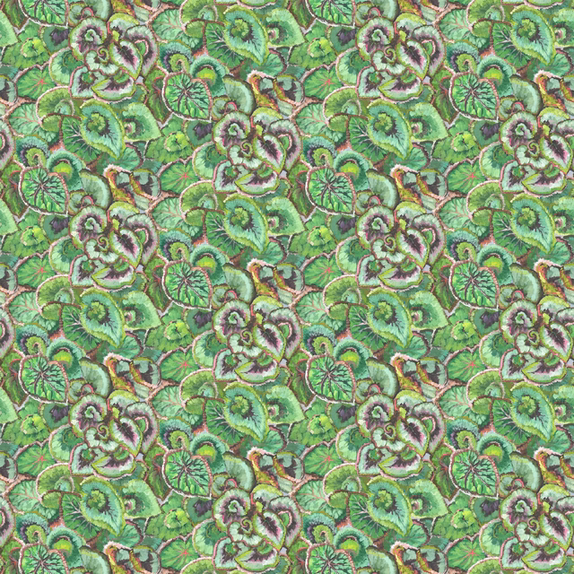 Leaf Glaze Emerald fabric