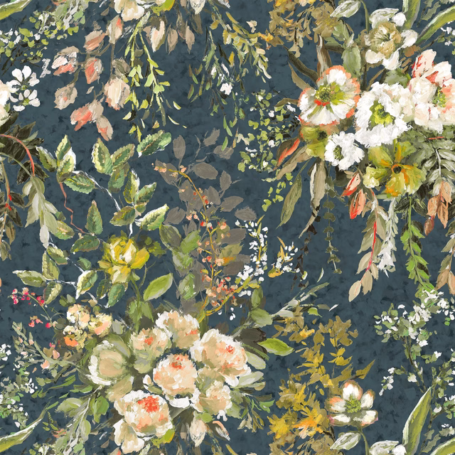 Margaretta Velours Noir fabric