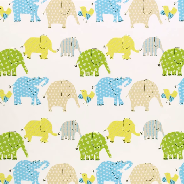 Elephant And Castle Ocean fabric