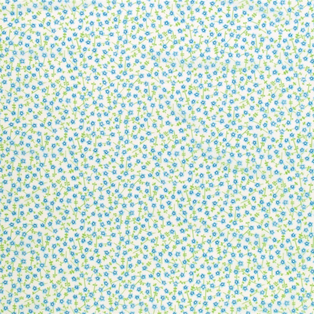 Primrose Hill Voile Aqua fabric