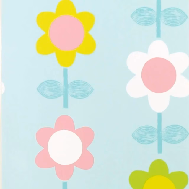 Floral Street Aqua fabric