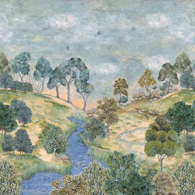Bandipur Sky fabric