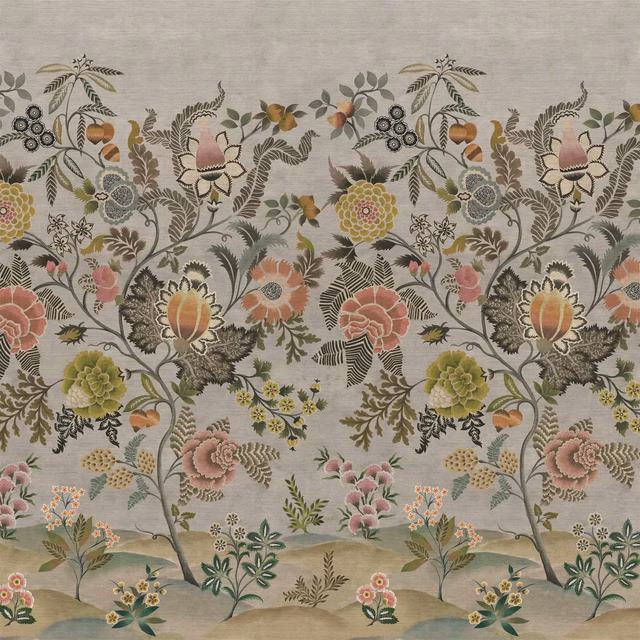Brocart Decoratif Grasscloth Sepia fabric