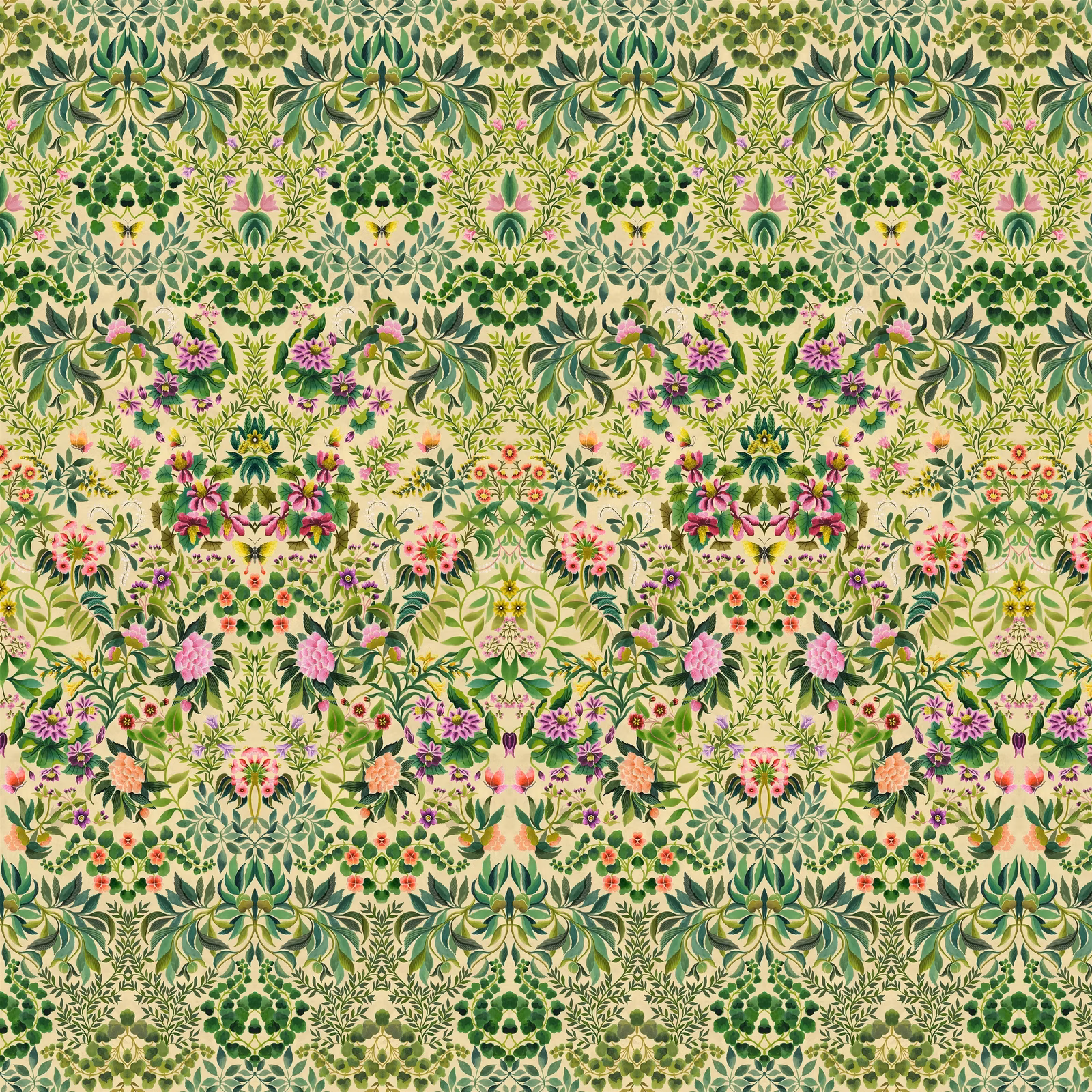 Ikebana Grande Fuchsia fabric