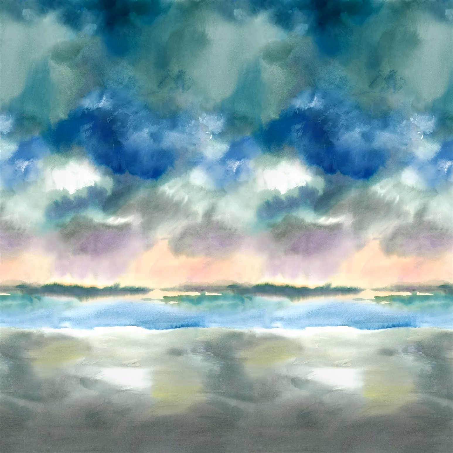Paysage Marin Sky fabric