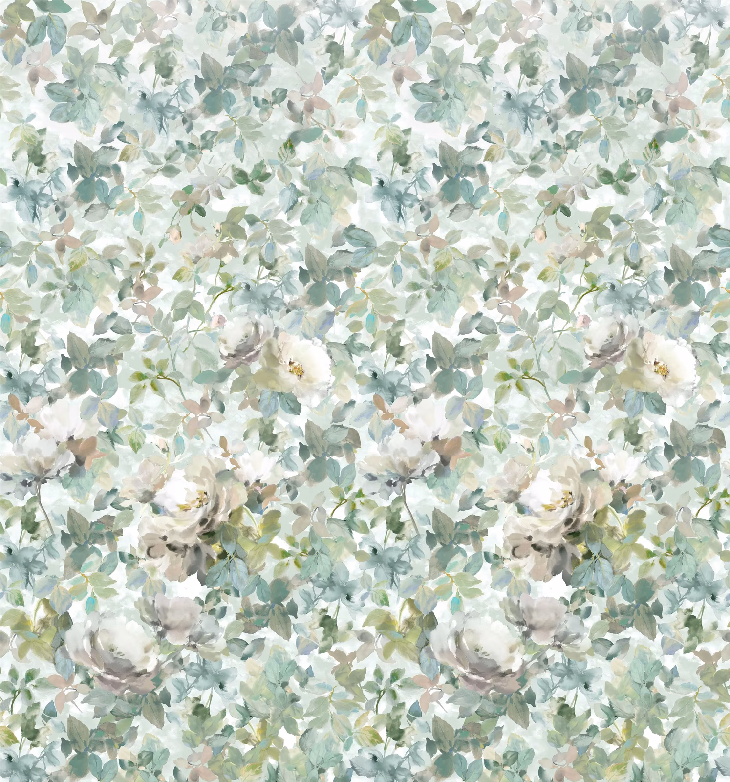 Thelmas Garden Celadon fabric