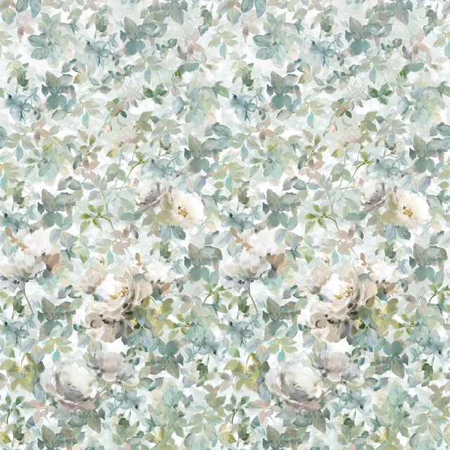 Thelmas Garden Celadon fabric