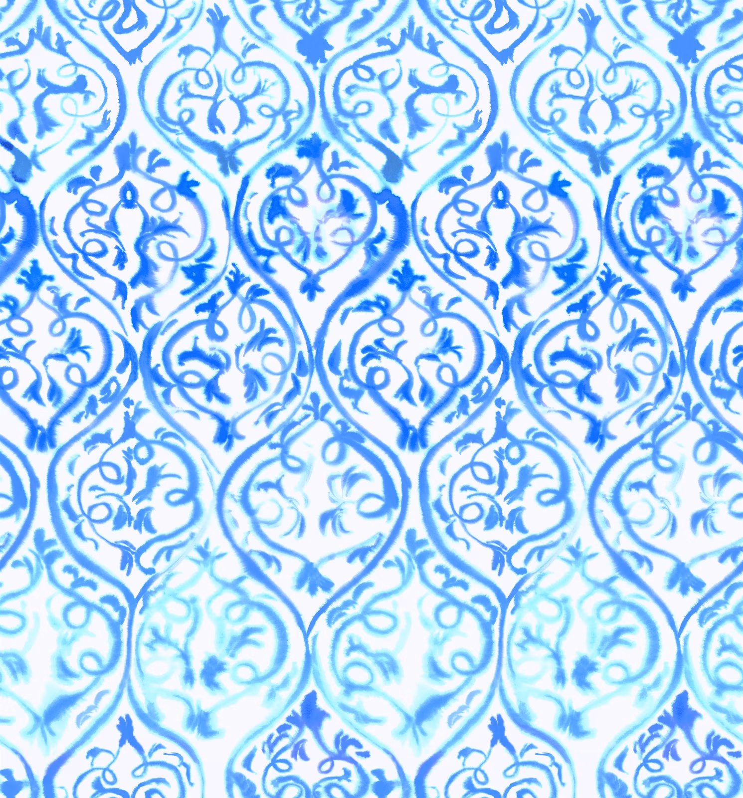 Arabesque Cobalt fabric