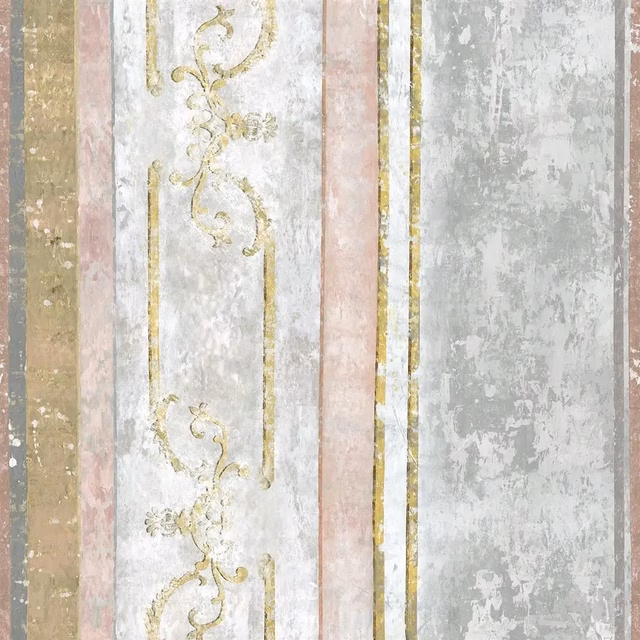 Foscari Fresco Scene 1 Tuberose fabric