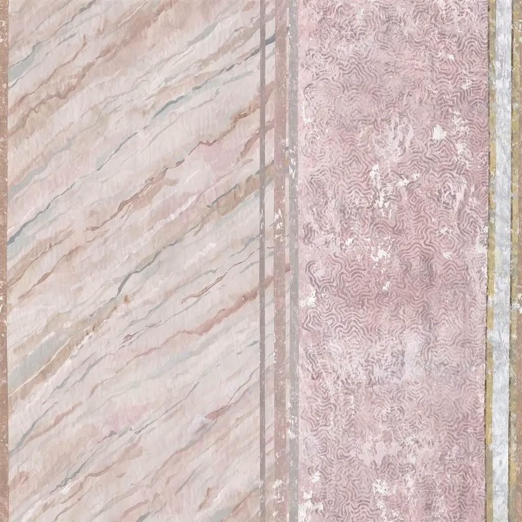 Foscari Fresco Scene 2 Tuberose fabric