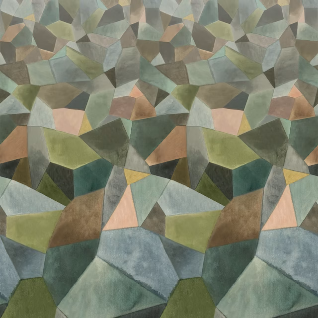 Geo Moderne Jade fabric