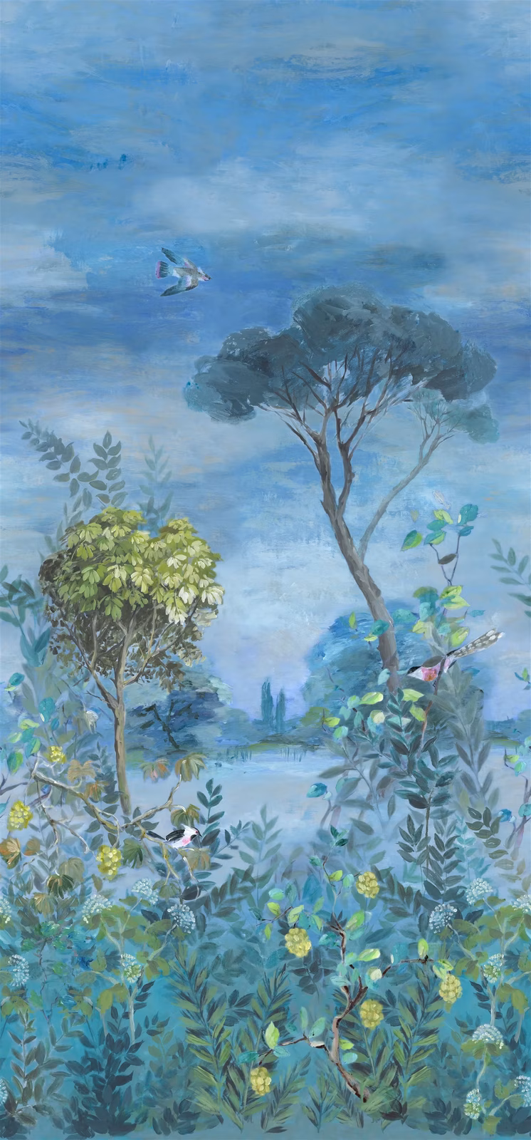 Giardino Segreto Scene 1 Delft fabric